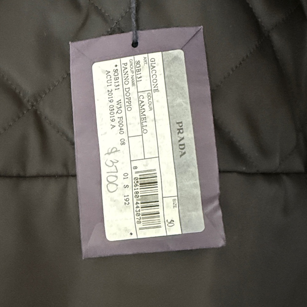 Prada Men’s Virgin Wool Jacket-SBG131-Size 40 US-Authentic-NWT - Picture 9 of 10